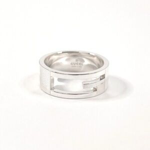 Gucci Sterling Silver Geometric Ring